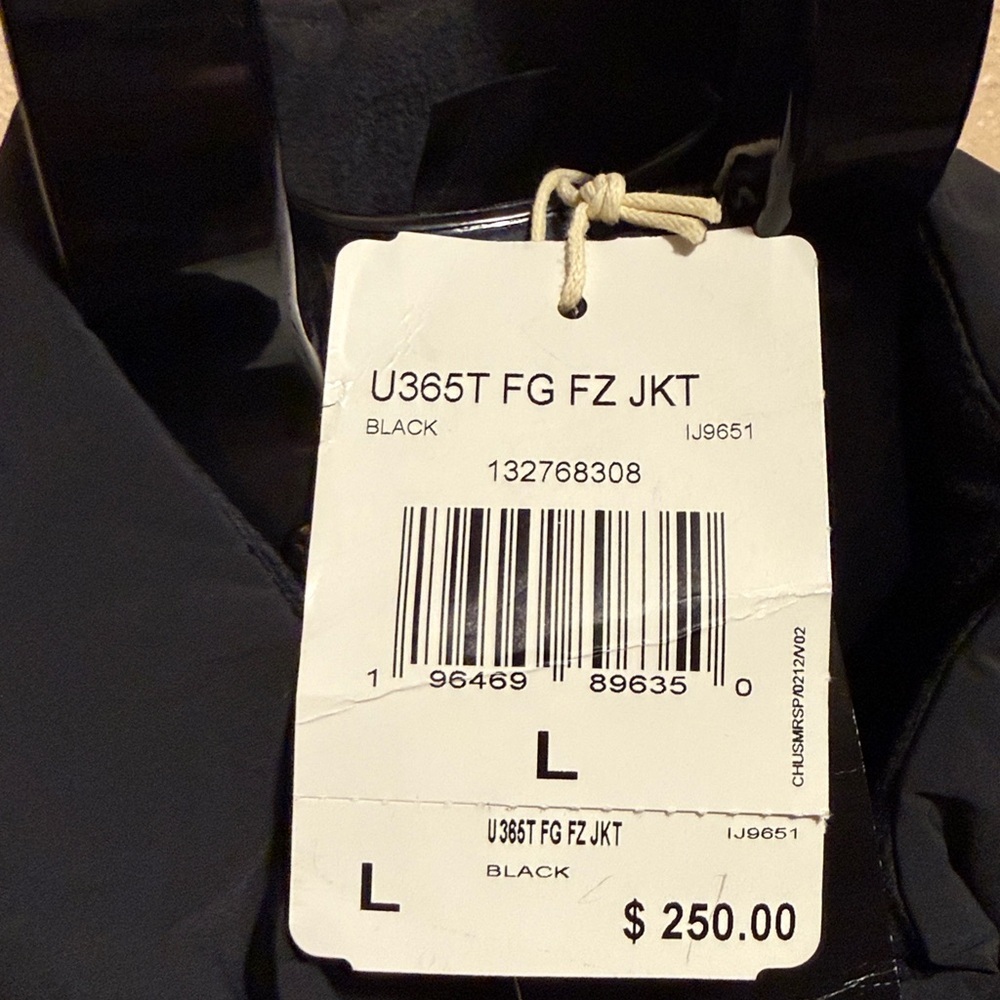Women’s black insulated fleece lined performance jacket by adidas $250 - Picture 3 of 13